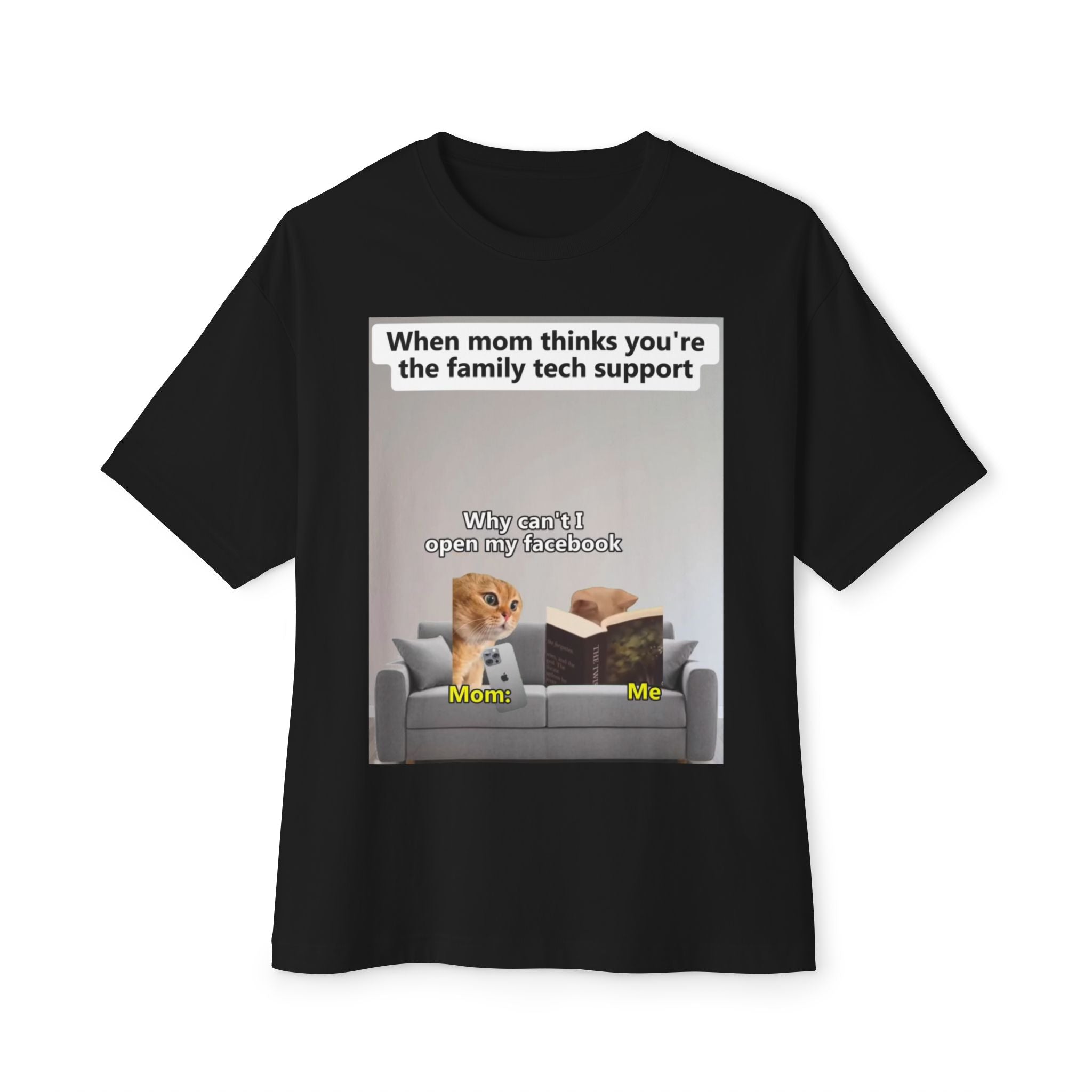 Tech Support Mom | Oversized Boxy Tee