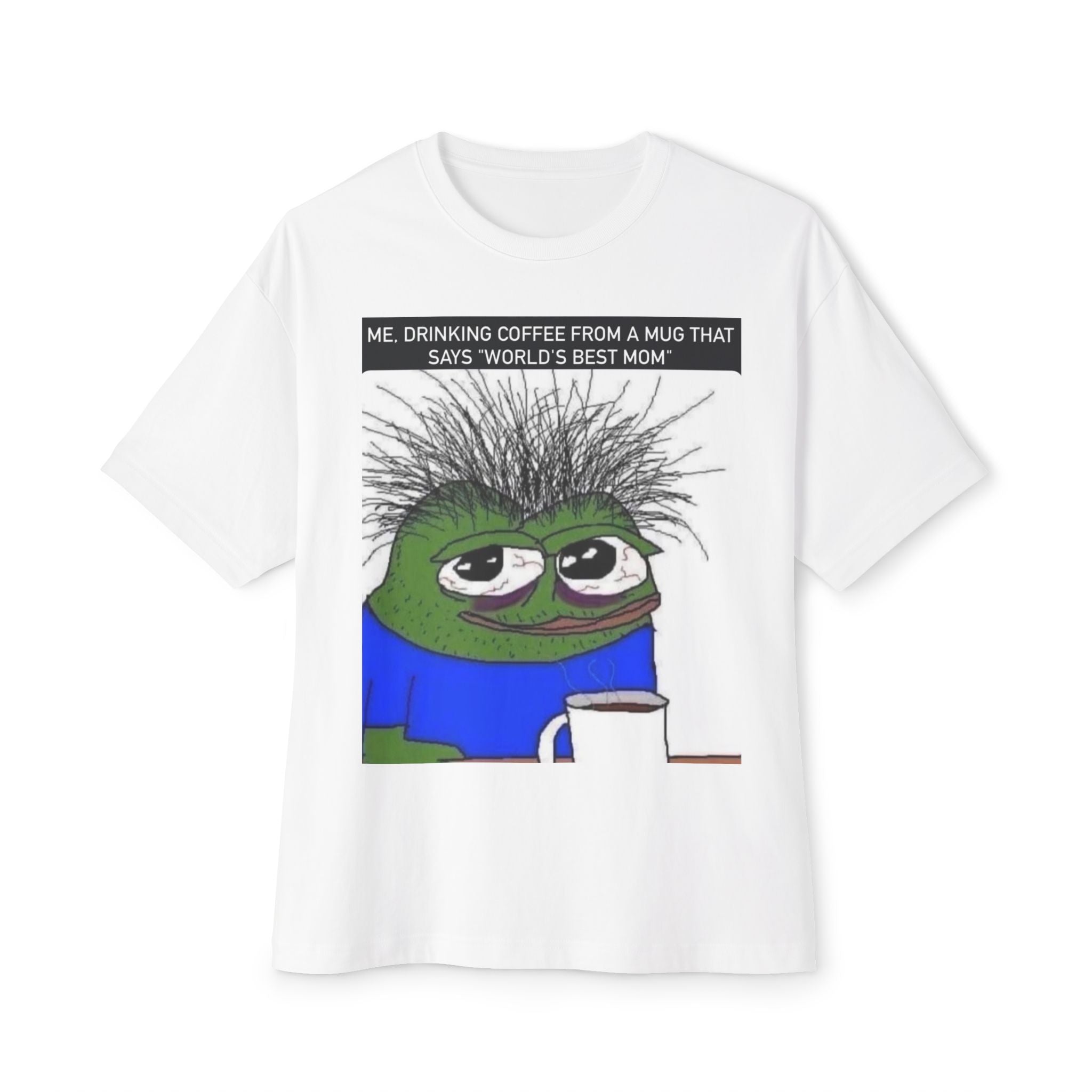 Best Mom Overstressed | Oversized Boxy Tee