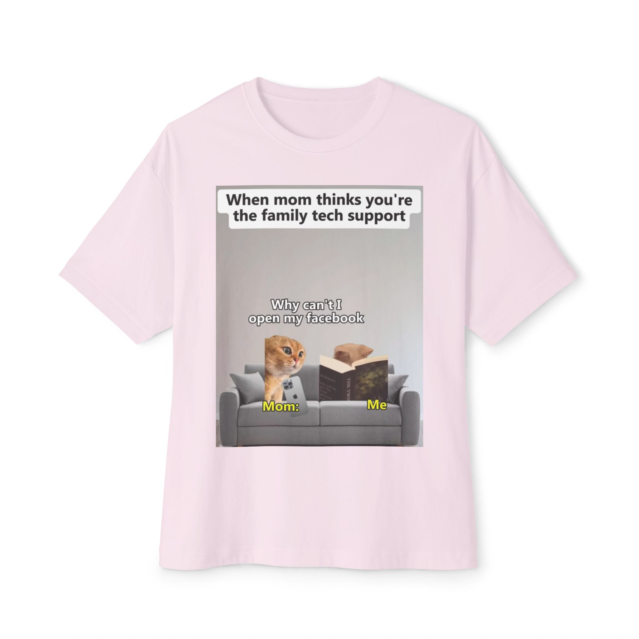 Tech Support Mom | Oversized Boxy Tee