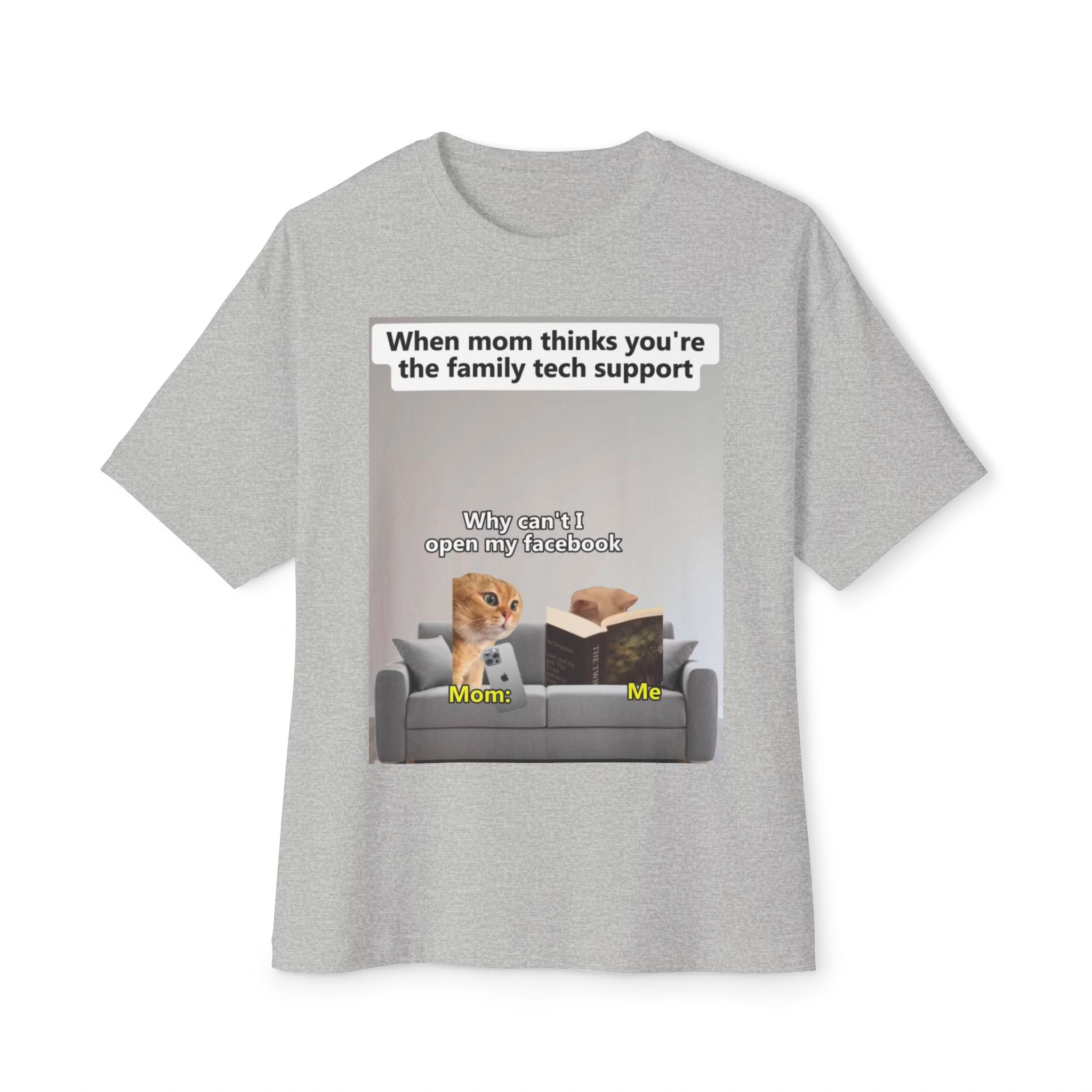 Tech Support Mom | Oversized Boxy Tee