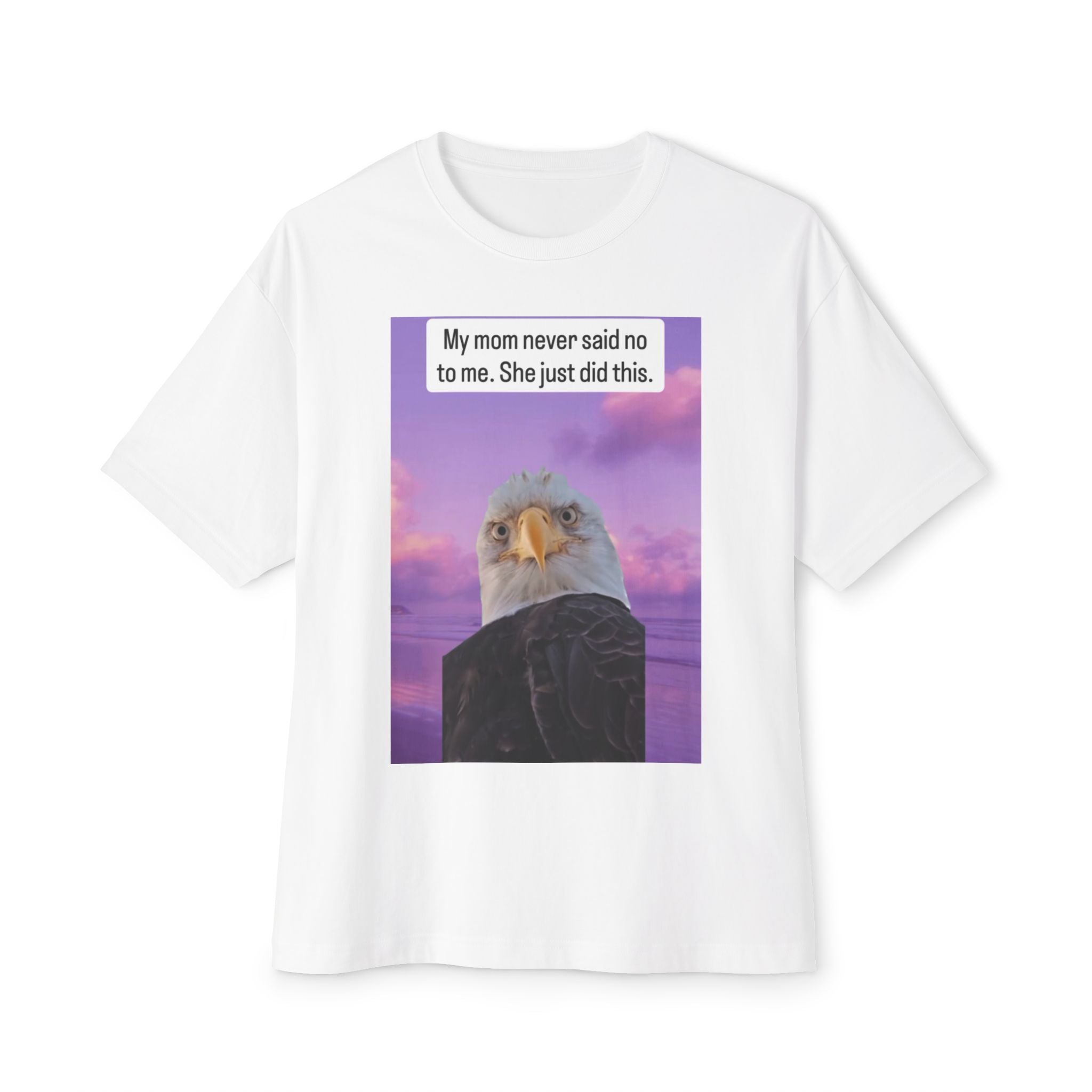 Mom's Death Stare| Unisex Oversized Boxy Tee